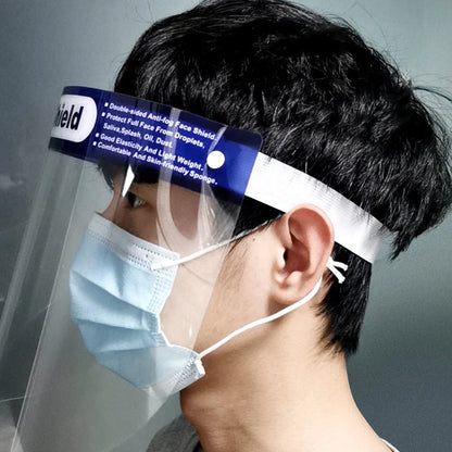 Disposable protective mask with anti-fog and sweat absorption features
