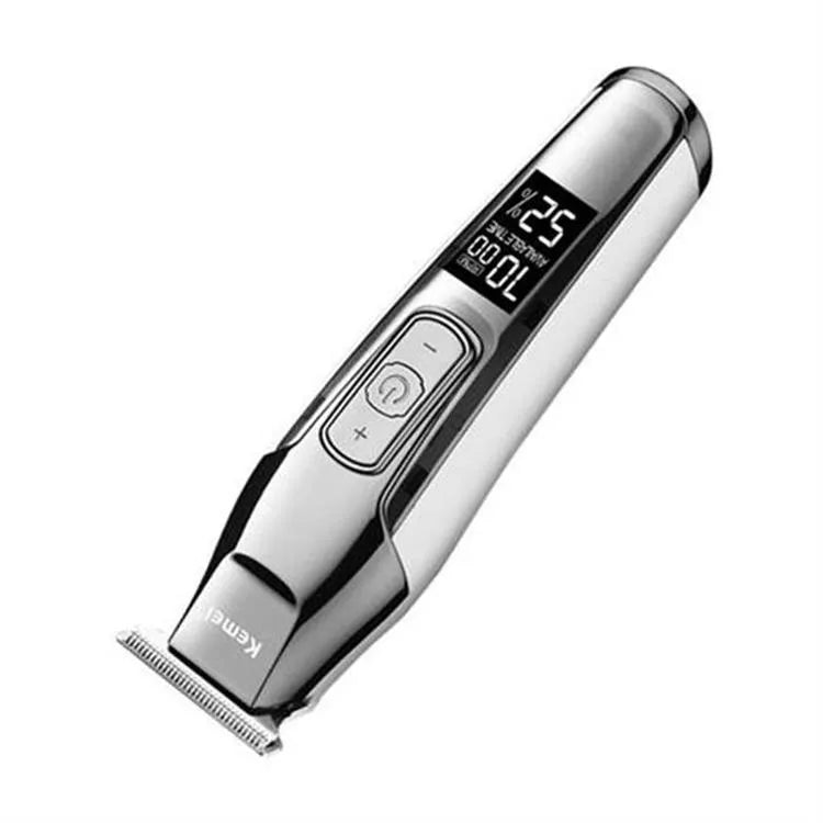 Barber scissors with LCD display and rechargeable USB charging, stainless steel blades