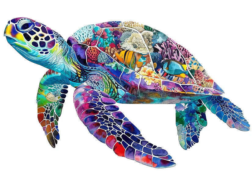 PuzzlesUp Round And Rectangle Wooden Box - Handcrafted Storage Solution