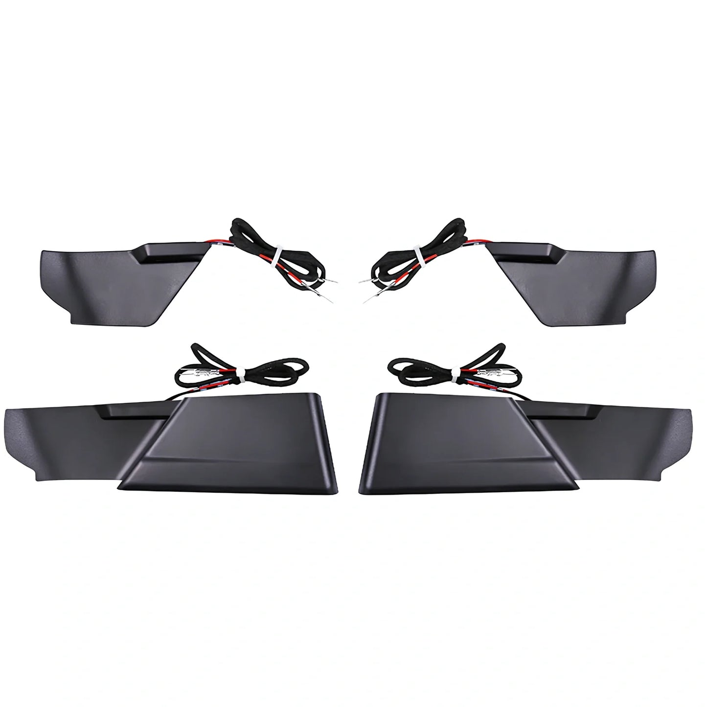 Angkesaila ABS door bowl LED light kit in blue, red, white options with exploded view for car modification