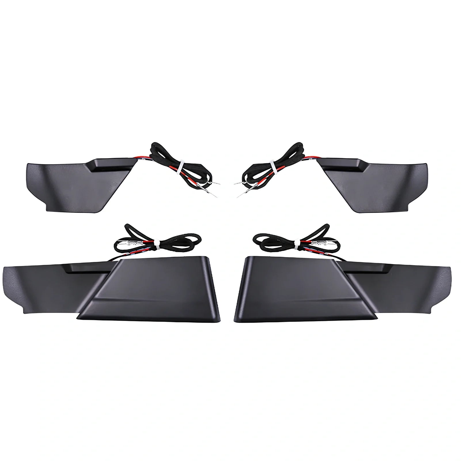 Angkesaila ABS door bowl LED light kit in blue, red, white options with exploded view for car modification