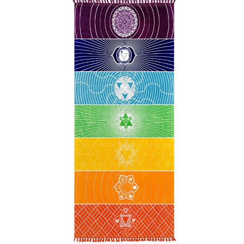 Bohemia India mandala pattern blanket with four-way stretch polyester measuring 150x150cm