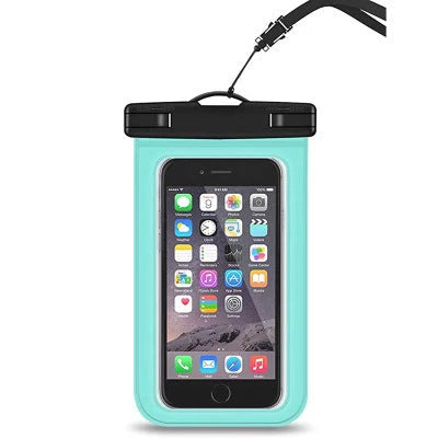 Waterproof mobile phone bag for diving and outdoor activities in various colors