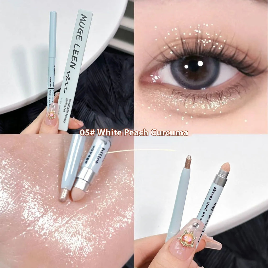 INS-style dual-tip eyeshadow pen in a range of 15 colours including pearlescent and maroon