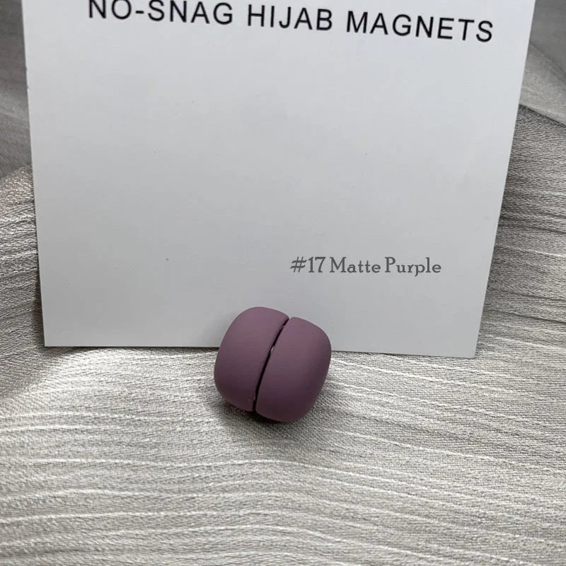 Malaysia Strong Scarf Buckle Macron Round Magnet in painted zinc alloy for secure scarf fastening