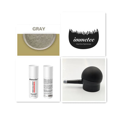 Imetee plant hair additive fibre powder for natural thinning hair coverage