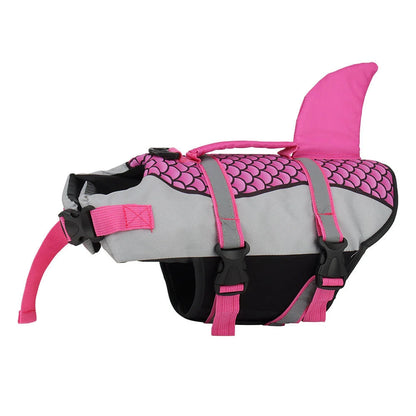 High buoyancy dog life jacket vest in various colors and sizes for safe pet swimming
