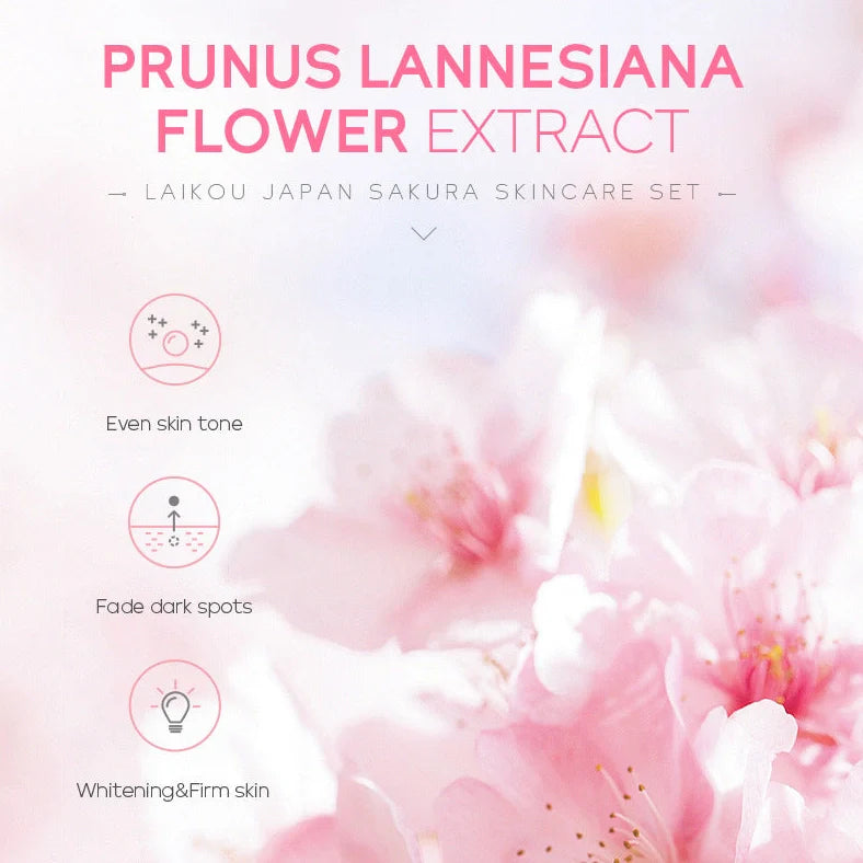 5-piece hydrating skincare set with cleansing foam, essence, eye cream, face cream, and lotion