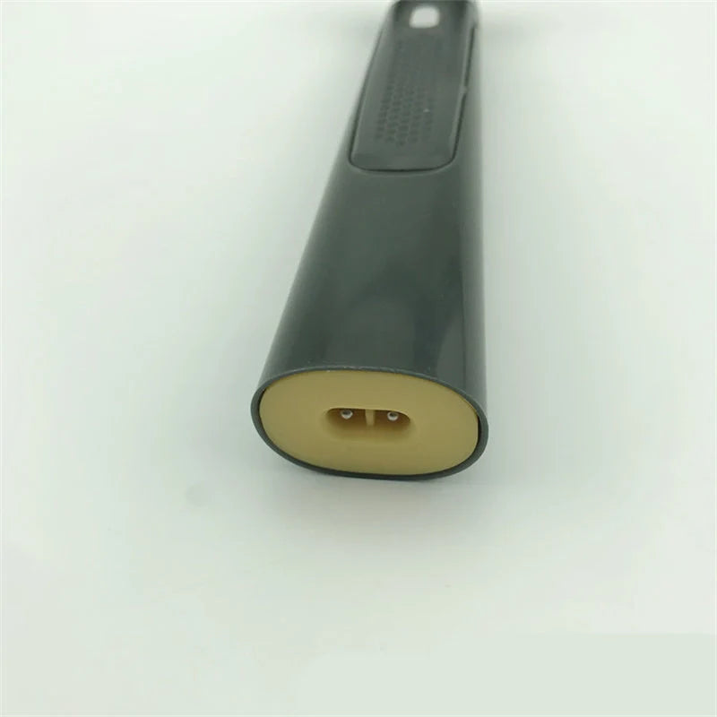 Wireless rechargeable precision shaver for men with stainless steel blades