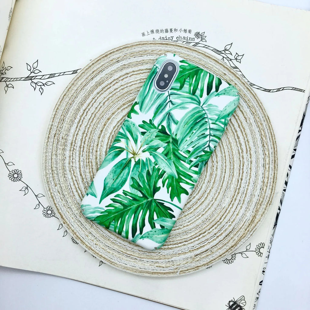 Green and pink painted PC phone back cover for OPPO, VIVO and iPhone models.