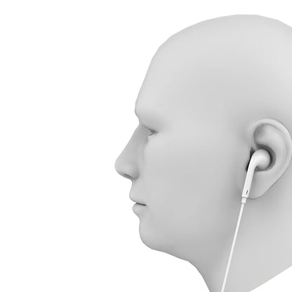 Automatic pop-up Bluetooth headset with lightning plug and in-ear design for wireless audio