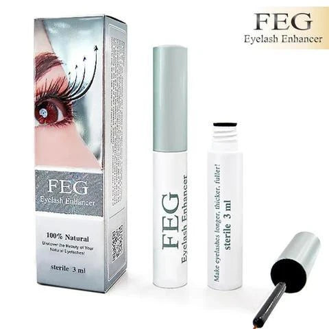 FEG Eyelash Enhancer bottle with serum for healthier lashes and brows