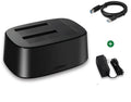 Green Link black external hard disk enclosure for 2.5 and 3.5 inch SATA drives with cables