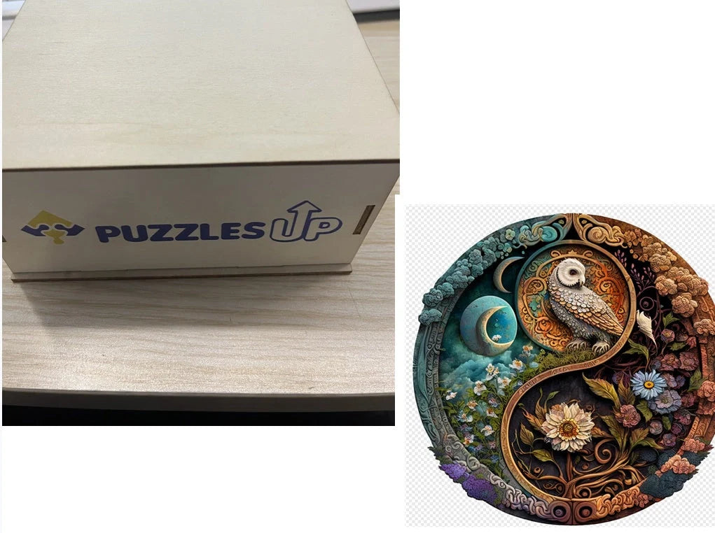 Animal Puzzle Puzzlesup A3 Size With The Box - Detailed wooden puzzle for creative minds