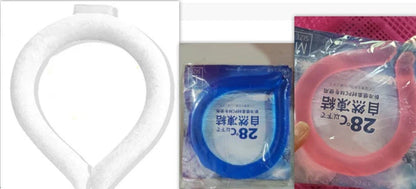 Stylish and innovative cooling neck ring made with NASA-inspired technology, available in various colors and sizes for refreshing summer comfort.
