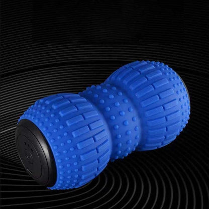 USB Charging Electric Yoga Ball in blue and pink for muscle relaxation and massage