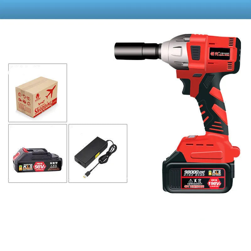 Home edition 20V cordless brushless electric wrench with lithium battery and charger