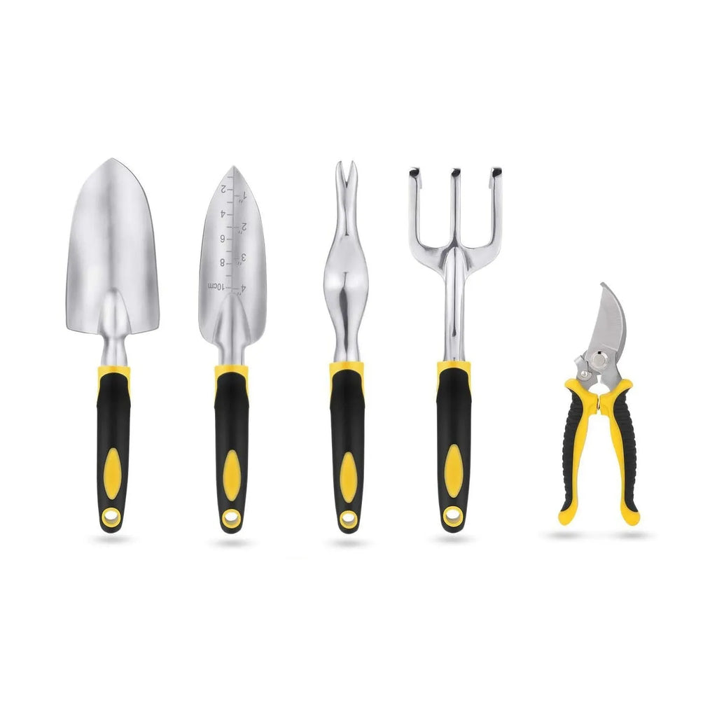 Magnesium aluminium alloy garden tool combination set in 49-piece and 82-piece configurations with customisable colour