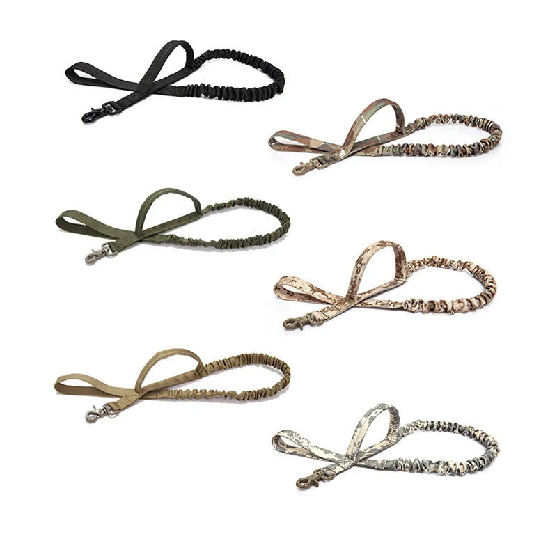 Elastic Buffer Outdoor Pet Traction Rope for large dogs in various colours
