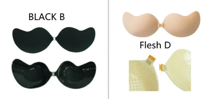 Deep V Invisible Bra with Mango Cup for seamless support under swimwear or dresses