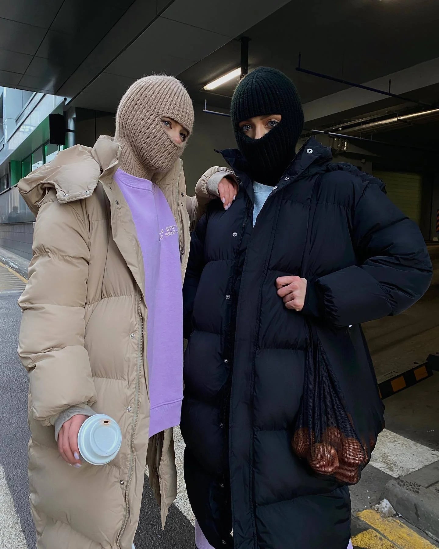 Women's loose-fitting hoodie in light blue, perfect for autumn and winter