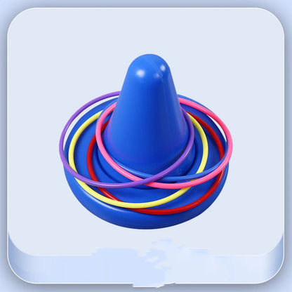 Children's balance training toy with bright colours and tactile dots for sensory integration