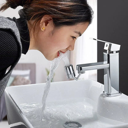 720 Degree Angle Kitchen Faucet with universal rotation and splash-proof design