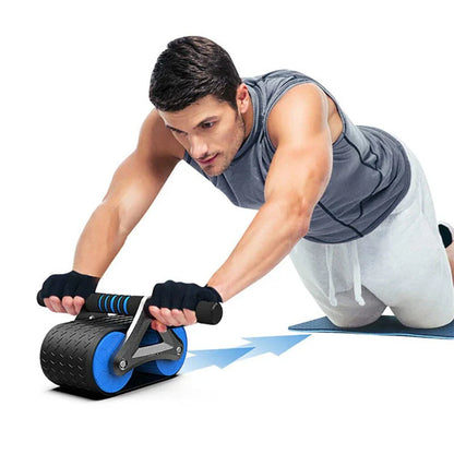 Premium Dual Wheel Ab Roller for Ultimate Core Workout at Home or Gym