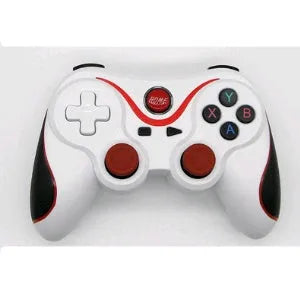 T3 Bluetooth wireless game controller in black, front view with buttons and d-pad