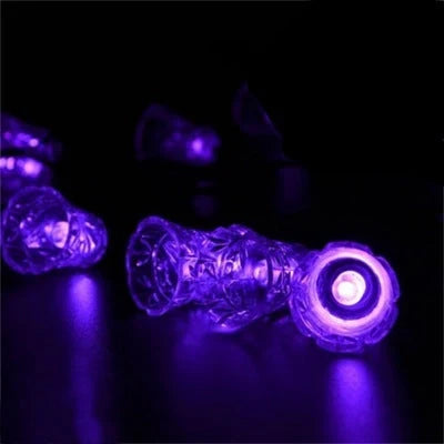 4 meters 20 light bells solar light string with warm white glow for outdoor decoration