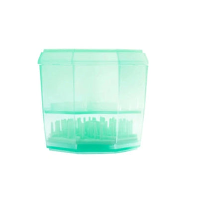 14-hole makeup brush holder in various colours for organizing and drying brushes