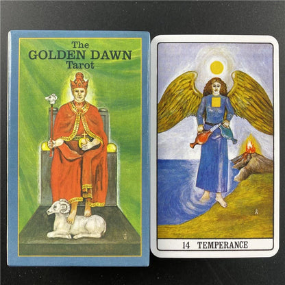 Golden Dawn Tarot Oracle Cards English Version with vivid designs for party entertainment
