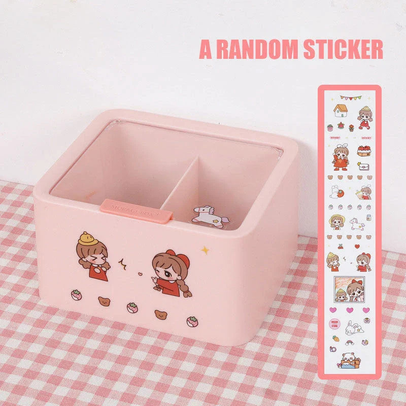 Decorative wall shelf for make-up storage in Nordic colours