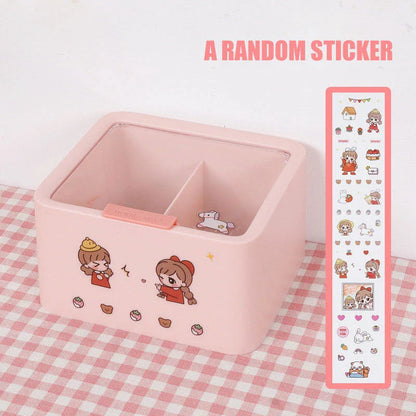 Decorative wall shelf for make-up storage in Nordic colours