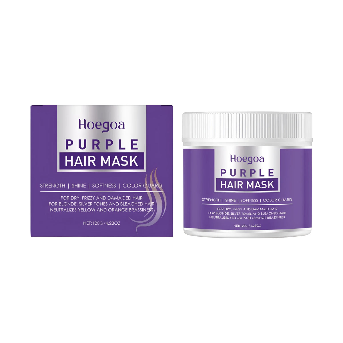 Nourishing hair mask 120g tub with biotin, keratin, collagen, and Moroccan nut oil