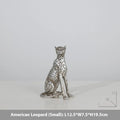 Leopard resin craft ornament in American Leopard colour, modern simplicity style animal decoration