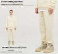 Men's cotton velvet sweatpants with ankle banded design in solid colours