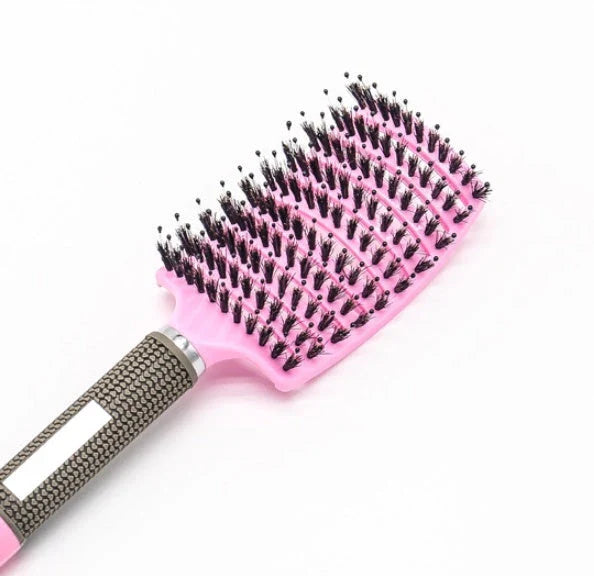 Ultra-Soft Detangling Hair Brush with Scalp Massage - Premium Bristles and Nylon for Effortless Tangle-Free Hair