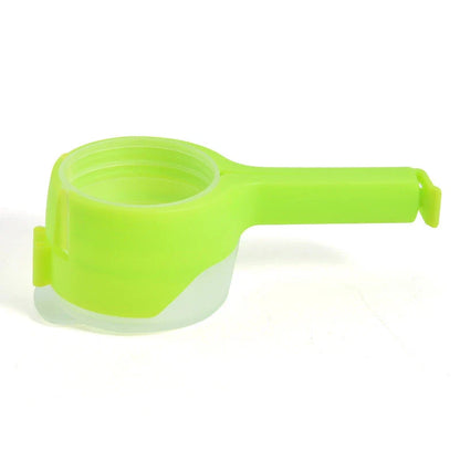 Versatile food clips in a range of colours, featuring airtight sealing and a convenient pour spout