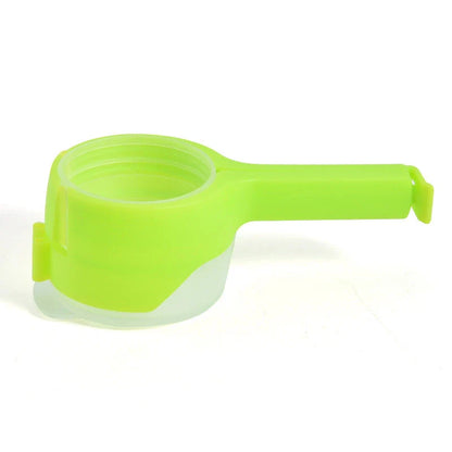 Green multifunctional food sealing clip with nozzle for airtight preservation