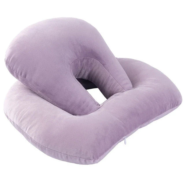 Plush U-shaped travel neck pillow in various colors for ultimate comfort and support