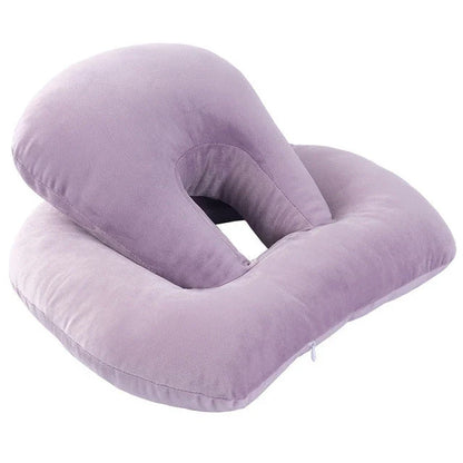 Plush U-shaped travel neck pillow in various colors for ultimate comfort and support