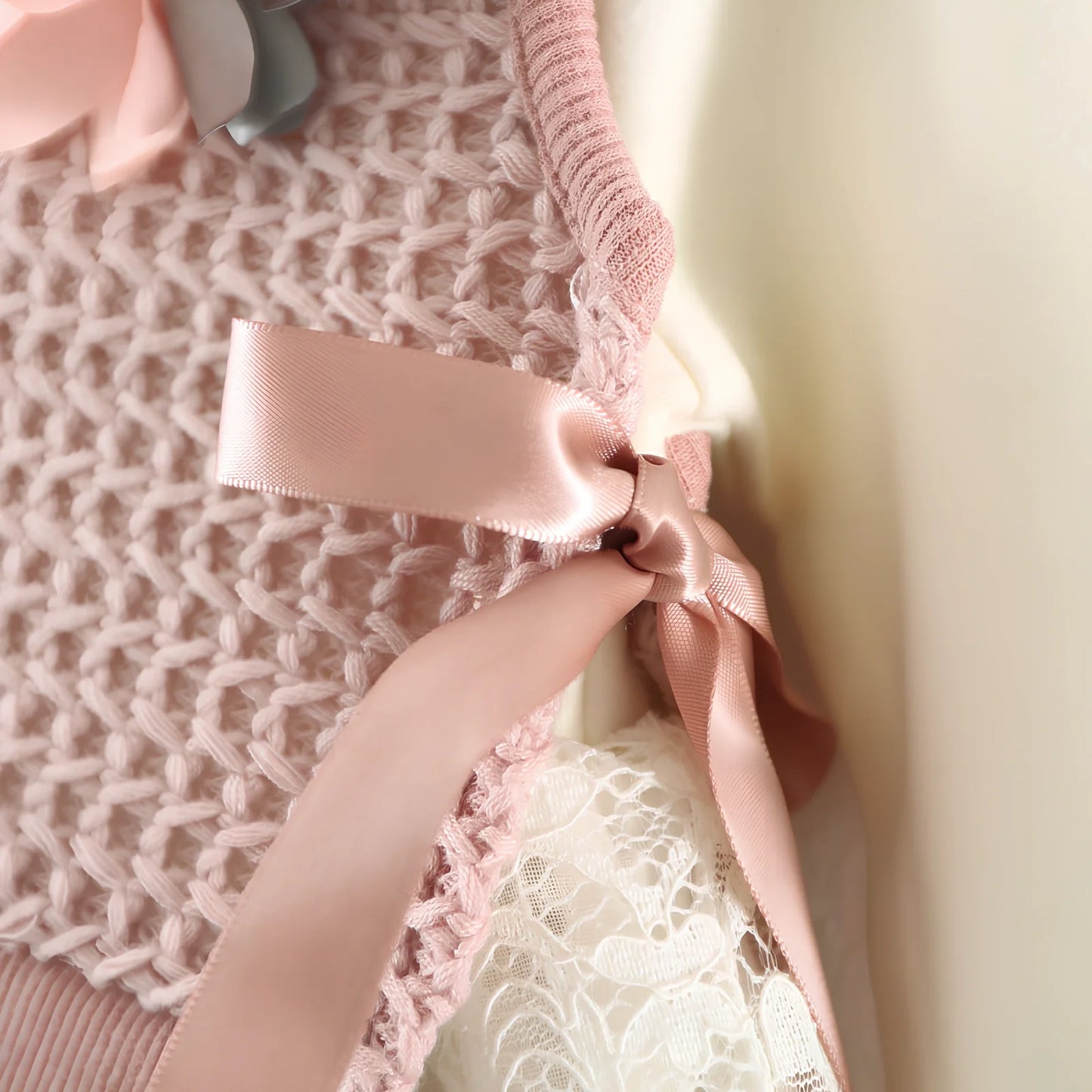 Baby girl cotton corduroy dress with bow detail in multiple colour options