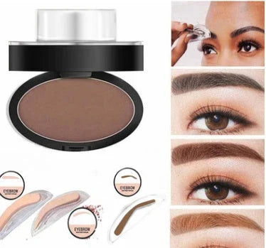 Effortless Eyebrow Stamp, Tint, and Stencil Kit for Perfect, Natural-Looking Brows