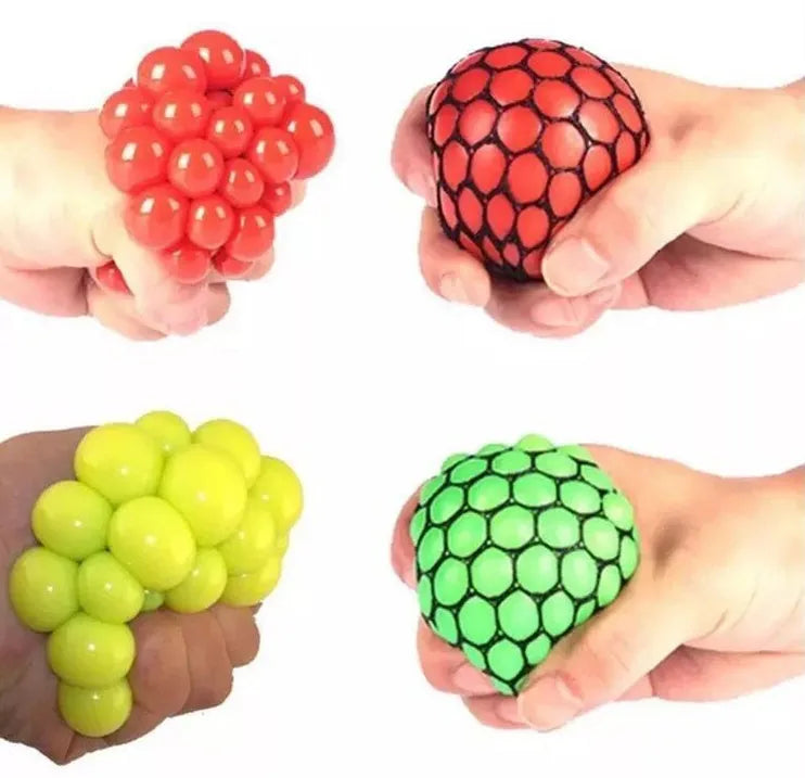 Anti stress ball grape look-a-like stress relief toy for hand exercise and autism sensory needs