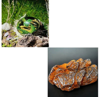 Lava Dragon Egg Desktop Decoration Dinosaur Egg Resin Crafts in various colours and base options