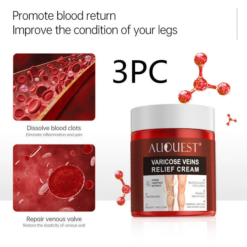 80g Chinese herbal venous cream for leg blood vessel care with three-year shelf life