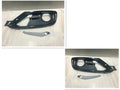 Front bumper fog lamp cover trim for BMW 3 Series F30 left and right pair fully enclosed style