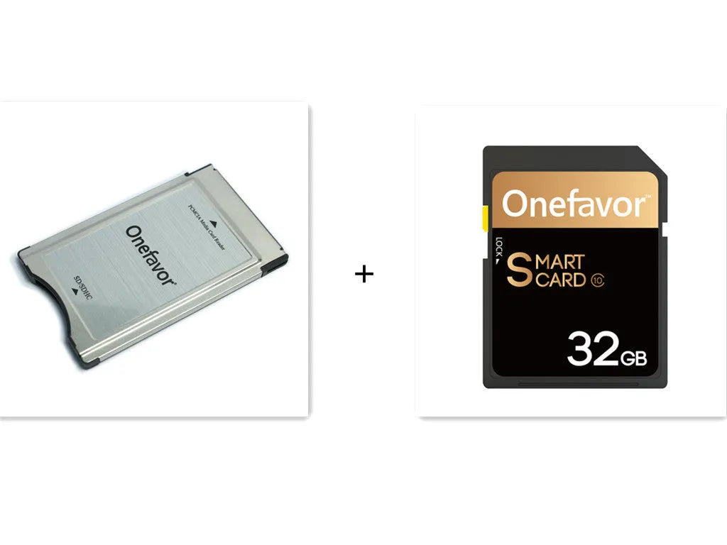 SD to PCMCIA adapter card with 32GB memory for Mercedes-Benz car audio system