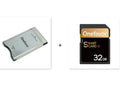 SD to PCMCIA adapter card with 32GB memory for Mercedes-Benz car audio system